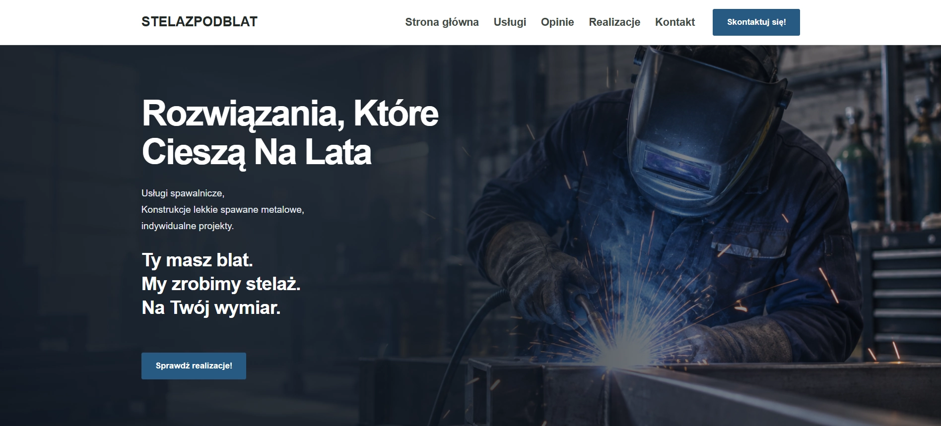 Realizacja strony internetowej StelazPodBlat